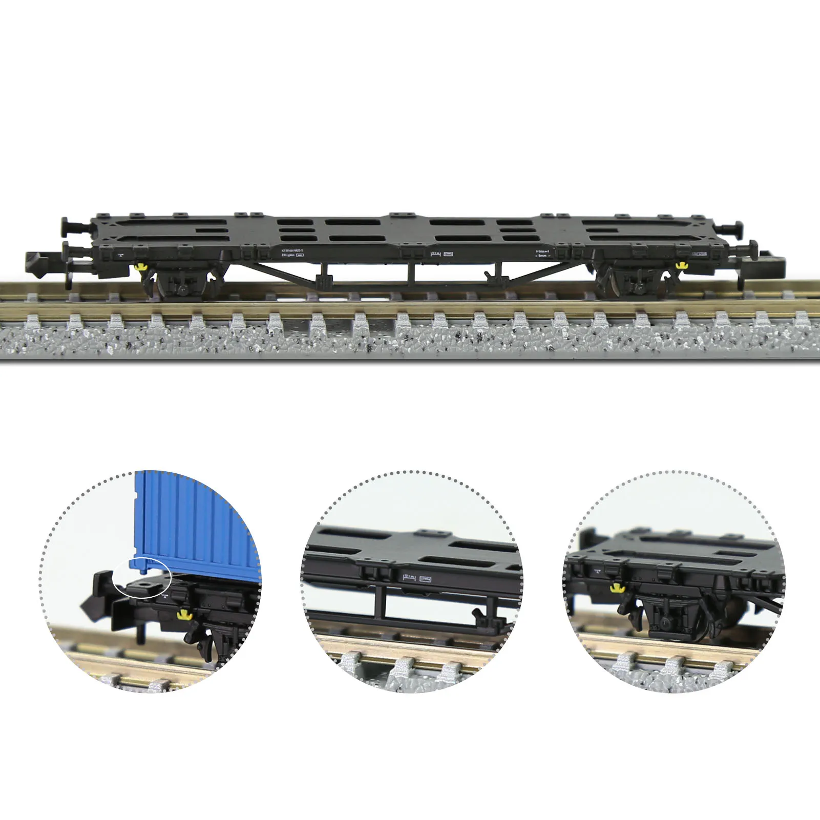 Evemodel Wagons N Scale 1/160 Flat Car EU Style Freight Cars C15061