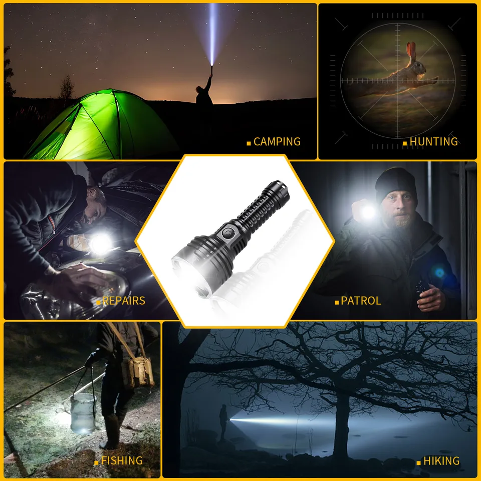 Wurkkos TS30S Pro Tactical Flashlight LED 6000Lm Maximum Beam