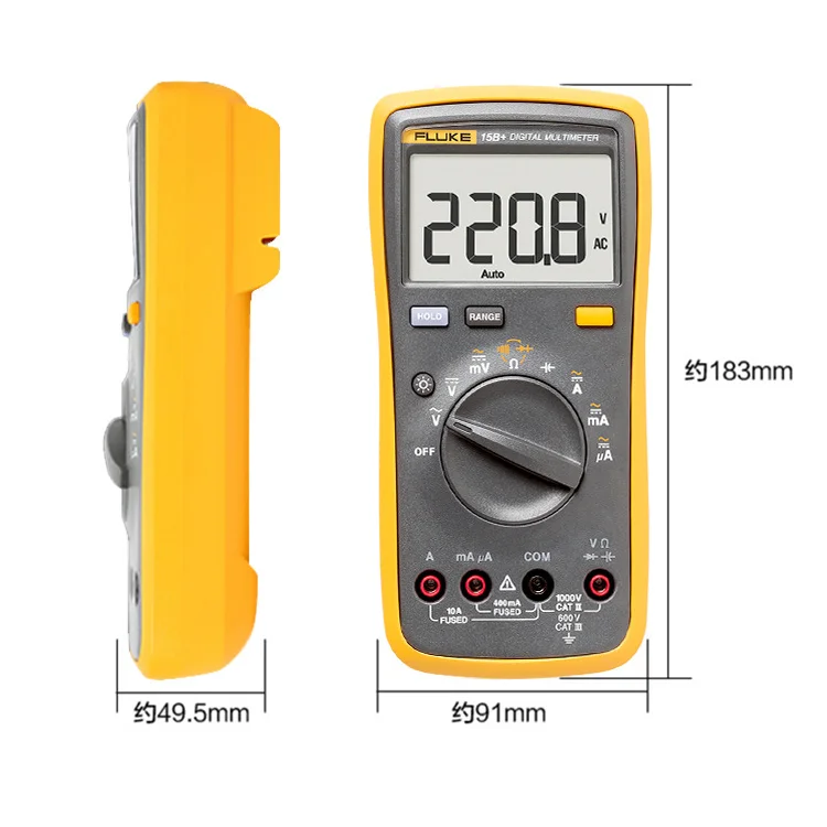 FLK-15B MAX-01 Counts Digital Multimeter AC/DC Current Test Multimeters