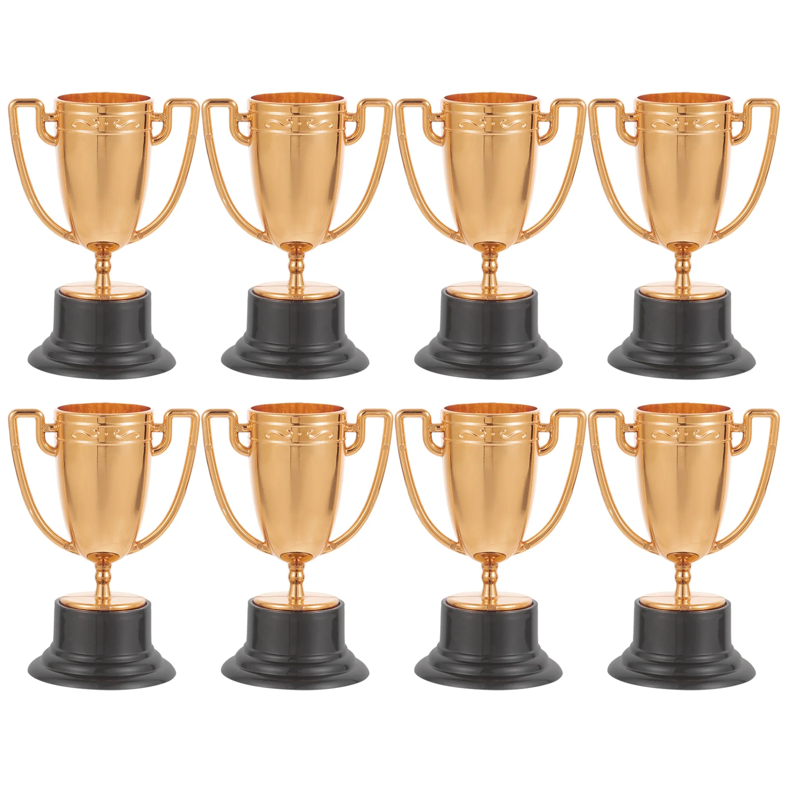 8 Pcs Trophy Decoration Figurines Pour The Mini Trophies Funny for Adults Small Baseball Kids Toy