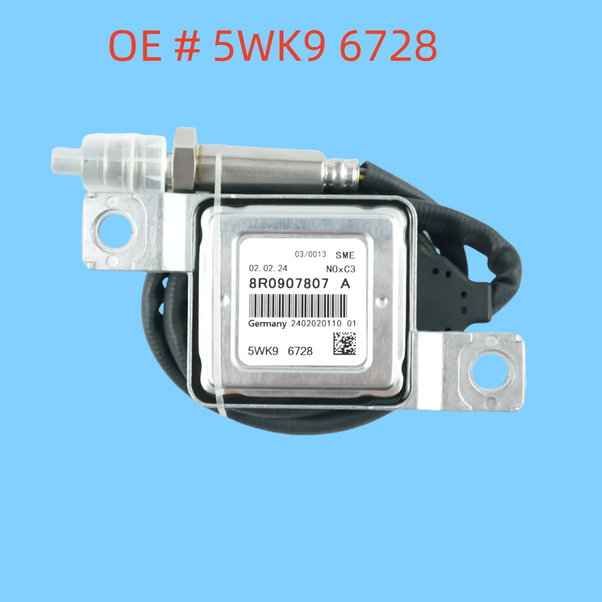 

High quality Brand New 12V 5WK96728 8R0907807A NOX SENSOR Nitrogen Oxygen Sensor for Audi Q5 2.0