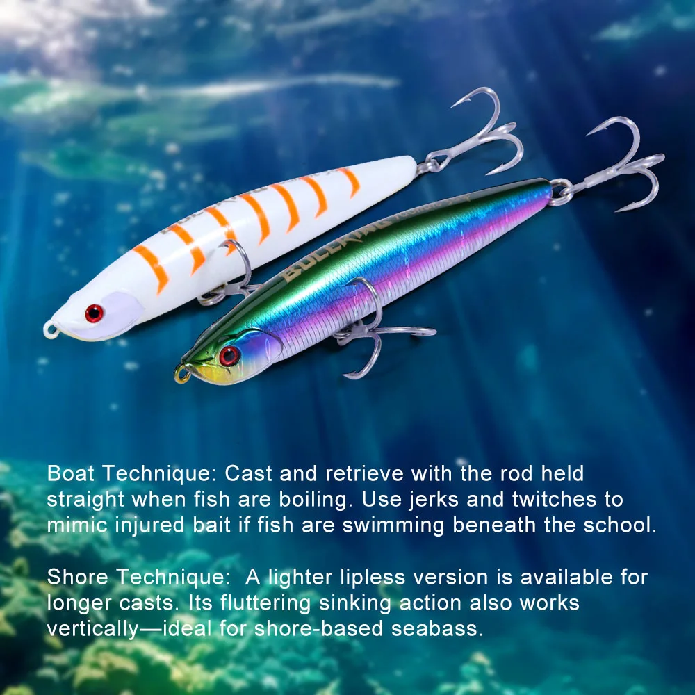 FSTK 2025 Neuer Jig Minnow Crank Wobbler 36g 100mm Caplsoo Sinkender Minnow Künstlicher Jerkbait für Barsch und Hecht, Wobbler Swimbait – Detail 3