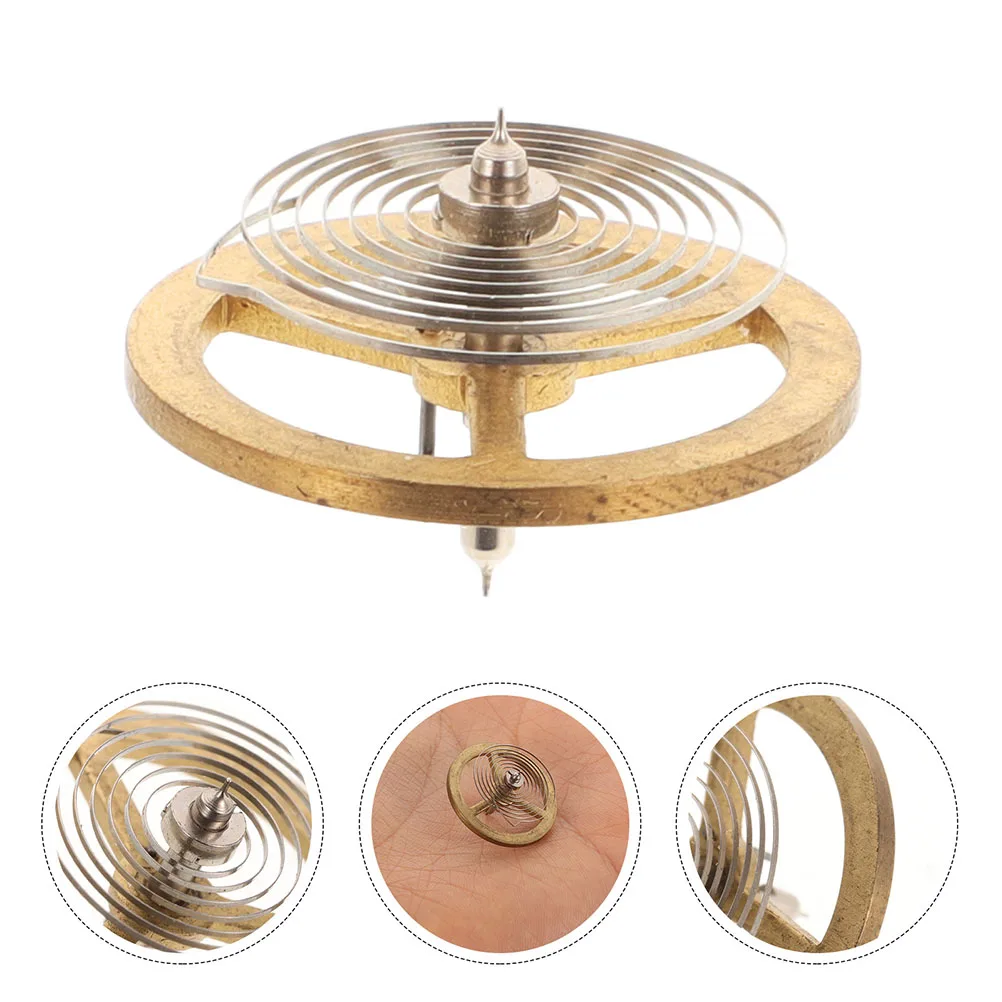 

2 Pcs Mechanical Alarm Clock Rotor Pendulum Replacement Mechanism Part Repair Parts Components Kit Balance Wheel For