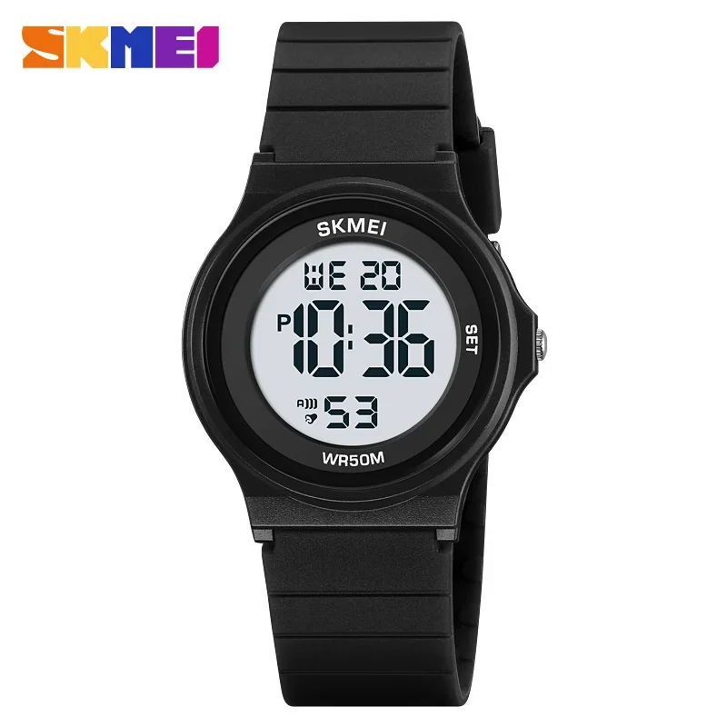 SKMEI 2303 Sport Electronic Watch Children Digital Color Waterproof Colorful Kids Shockproof Wristwatch for Boy Girl Clock 1721