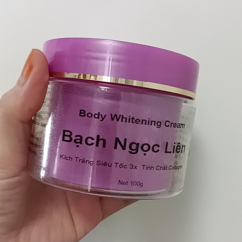 

Kem Body Bạch Ngọc Liên Kích Trắng Siêu Tốc 3x Tinh Chất Collagen 2 In 1 At Home Body Whitening Brighten White Smooth Skin 100g