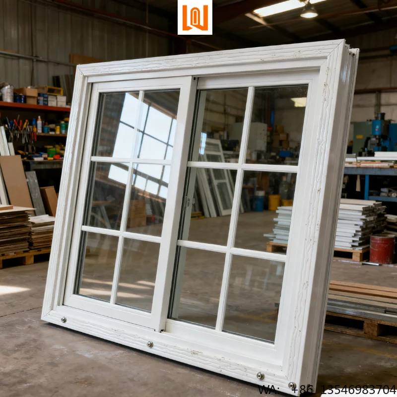 

Wholesale Vinyl House Slide Windows Anti Impact Rated Glass windows Two Tracks Soundproof Sliding Pvc Windows