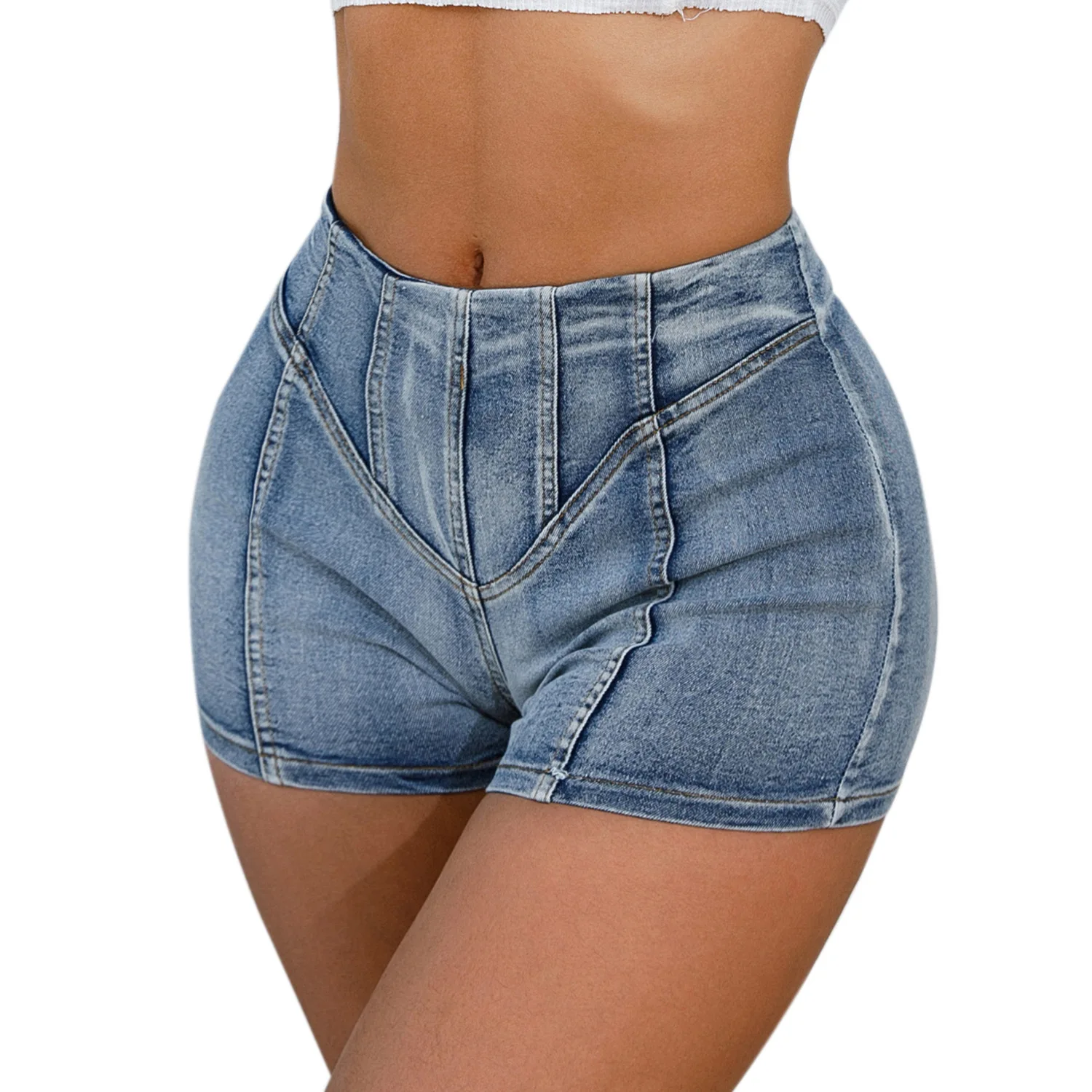 

Sexy High Waisted Slim Denim Shorts Elastic Tight Summer Jeans Shorts Casual Bottoms Pants Streetwear Fashion Women 2023 p1042