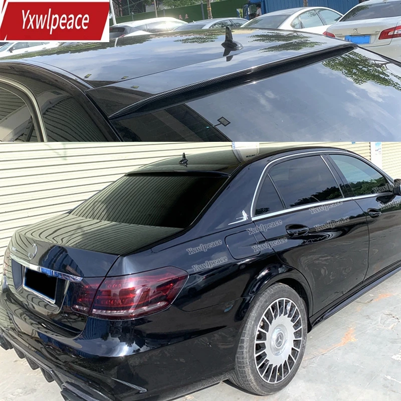 

For Mercedes E class W212 4-door 2010 2011 2012 2013 2014 2015 Carbon Fiber Rear Window Roof Spoiler