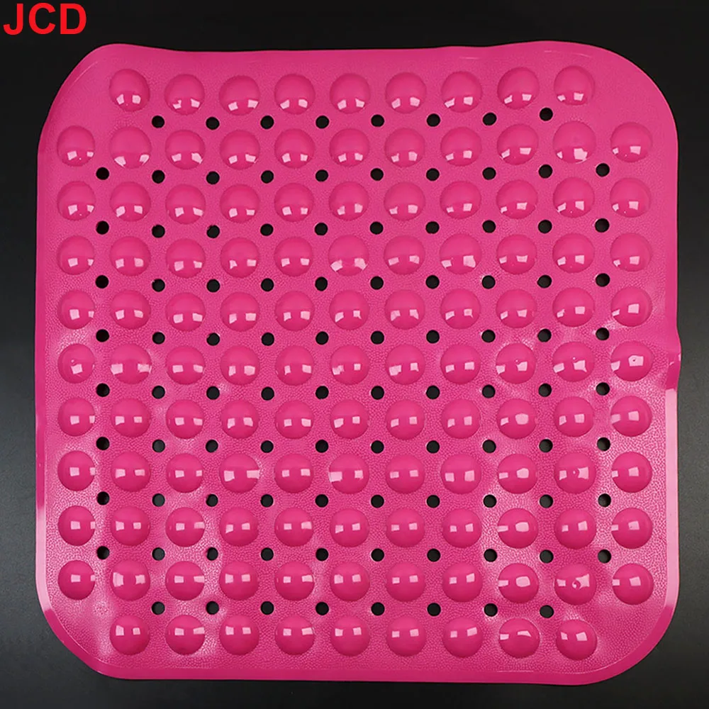 JCD 1pcs Bathroom Non Slip Mat Hotel PVC Suction Cup Floor Mat Household Shower Bathtub Mat toilet And Bathroom Massage Foot Mat