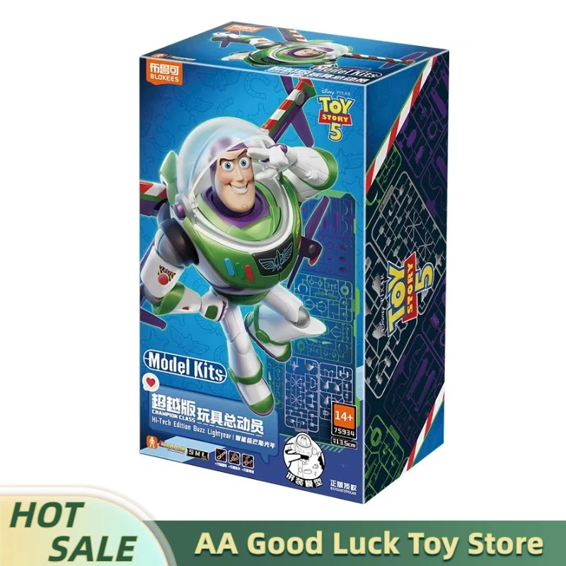 Juguetes BLOKEES, Figura de Acción de Buzz Lightyear, Kit de Modelo para Armar con LED, Decoración de Escritorio, Adorno, Juguetes, Regalos