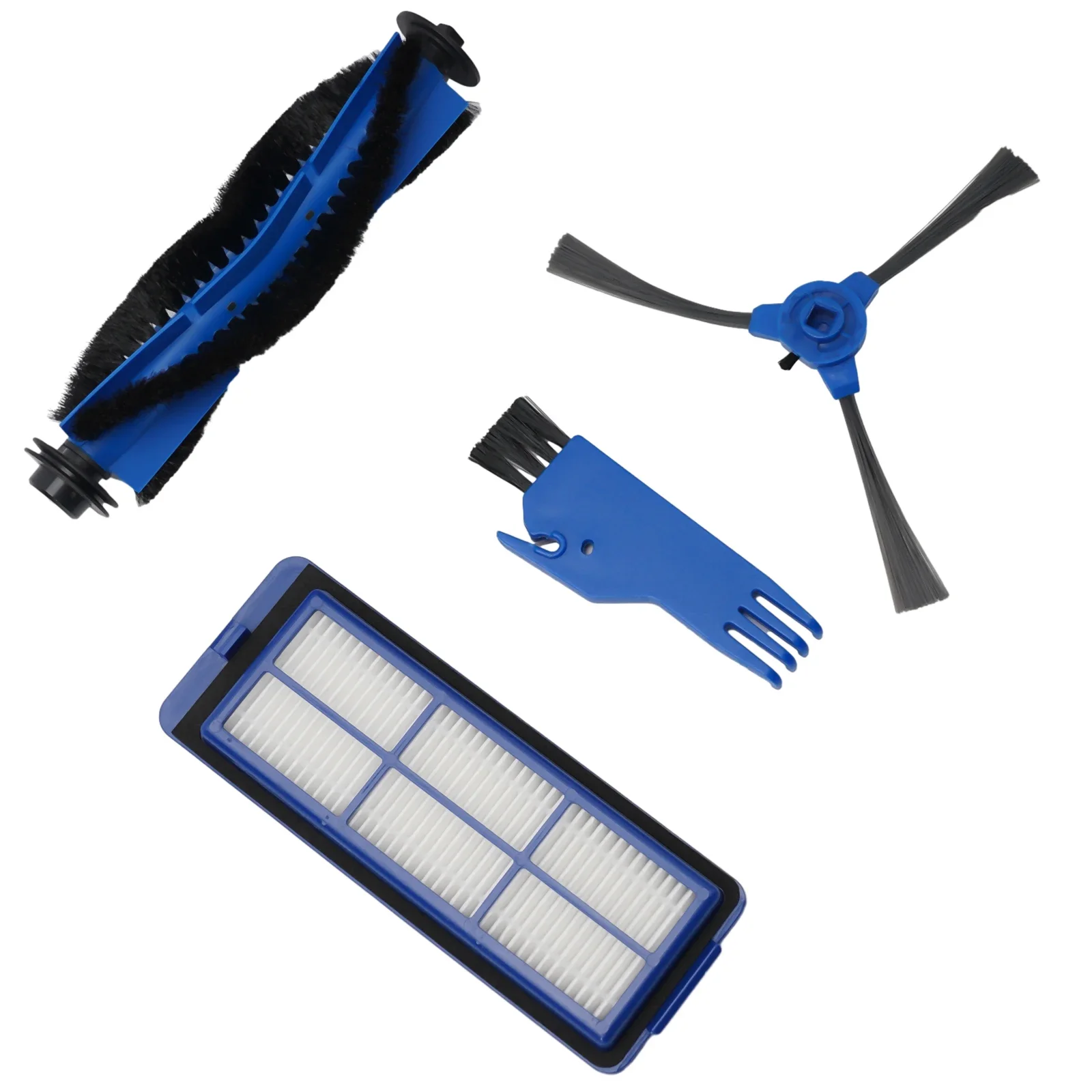 فرشاة مركزية + مرشحات + فرش جانبية + مجموعة فرش تنظيف لقطع غيار المكنسة الكهربائية الروبوتية Robovac 11S Max