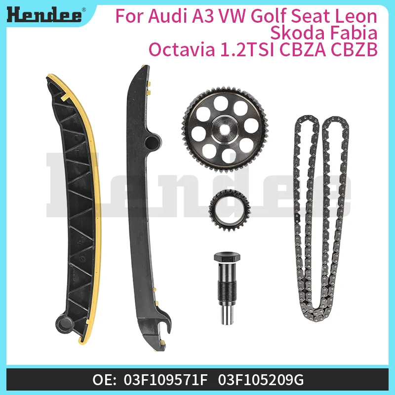 

For Audi A3 VW Golf Seat Leon Skoda Fabia Octavia 1.2TSI CBZA CBZB Timing Chain Kit,Automotive Parts OE：03F109158G150L