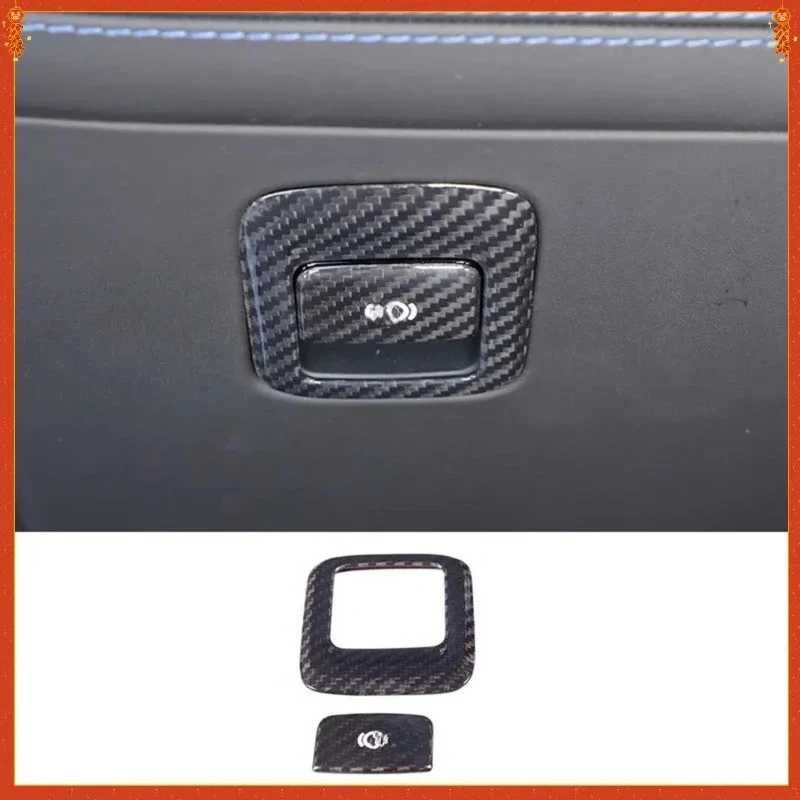 

Для Maserati Grecale Rea Dry из углеродного волокна 22-2023, электронный ручной тормоз, автоматическая кнопка P, крышка переключателя, аксессуары для модификации отделки