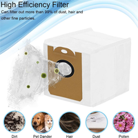 A21Q -Dust Bags For Proscenic M7 Max, M8 Pro, For AIRROBO T10+, For Neabot N2, For Laresar L6 Pro Robot Vacuum Cleaner Parts
