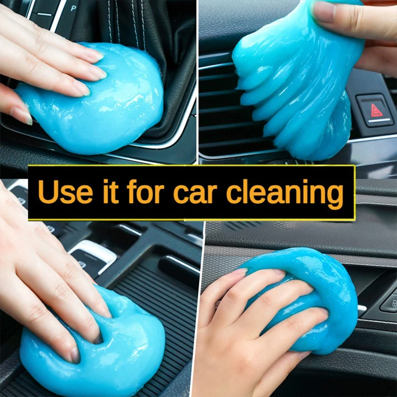 

160g car cleaning gel super dust cleaning clay to remove dust in the car Vents Instrument panel Laptop