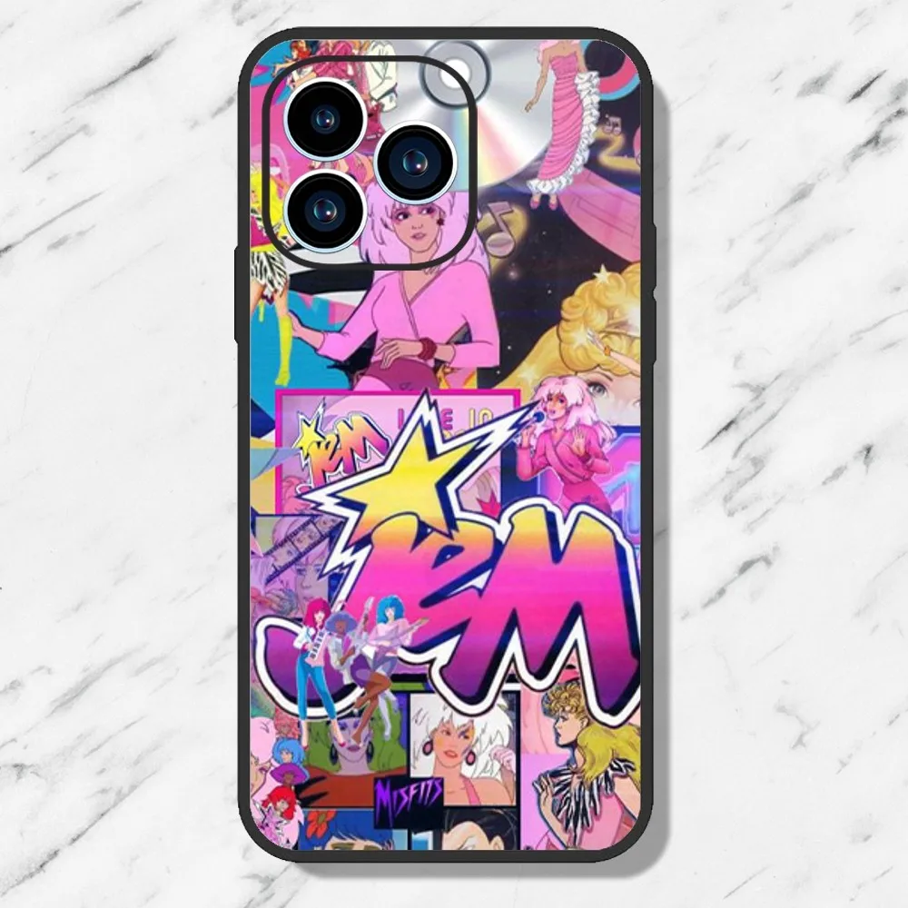 J-Jem And The H-Holograms Phone Case For iPhone 11 12 13 14 15 Mini Pro Max Plus 8 xr xs Black Shell