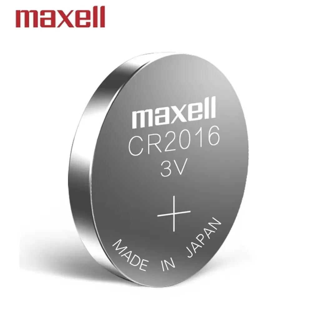 10PCS Original-MAXELL CR2016 Lithium Button Battery DL2016 BR2016 LM2016 3V Coin Cell Watch Batteries for Toys Clock Remote