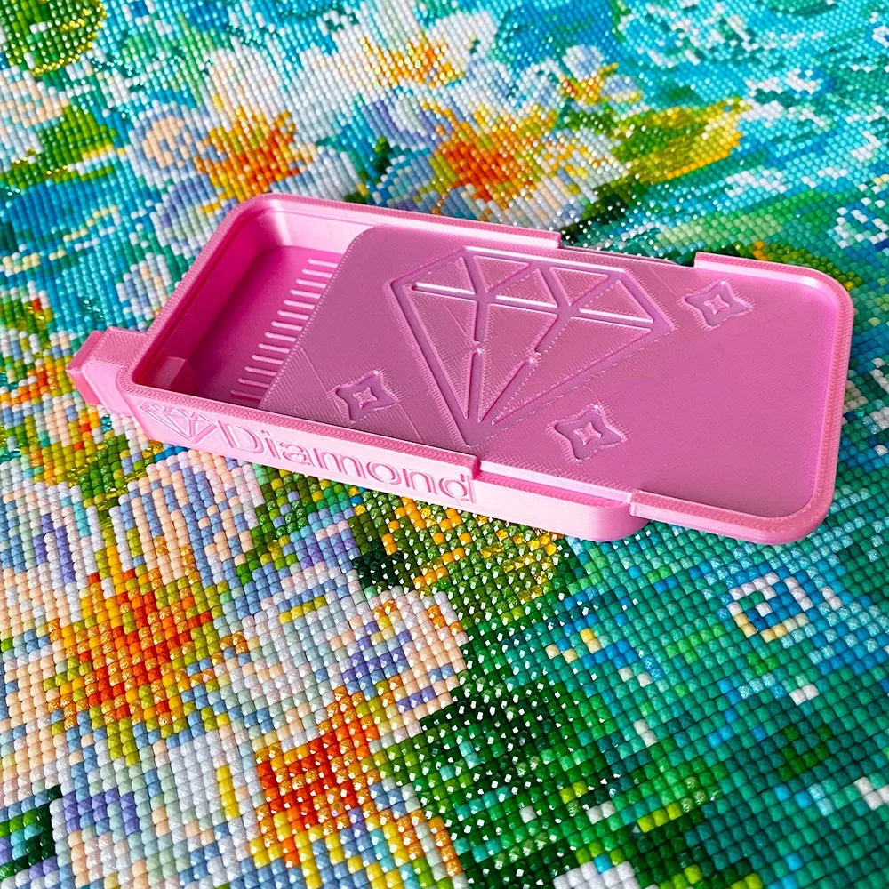 11 Farben Multifunktionale Diamantmalerei-Aufbewahrungsbox, Diamantkunst-Werkzeugzubehör, Geschenk für Diamantmalerei-Liebhaber – Detail 13