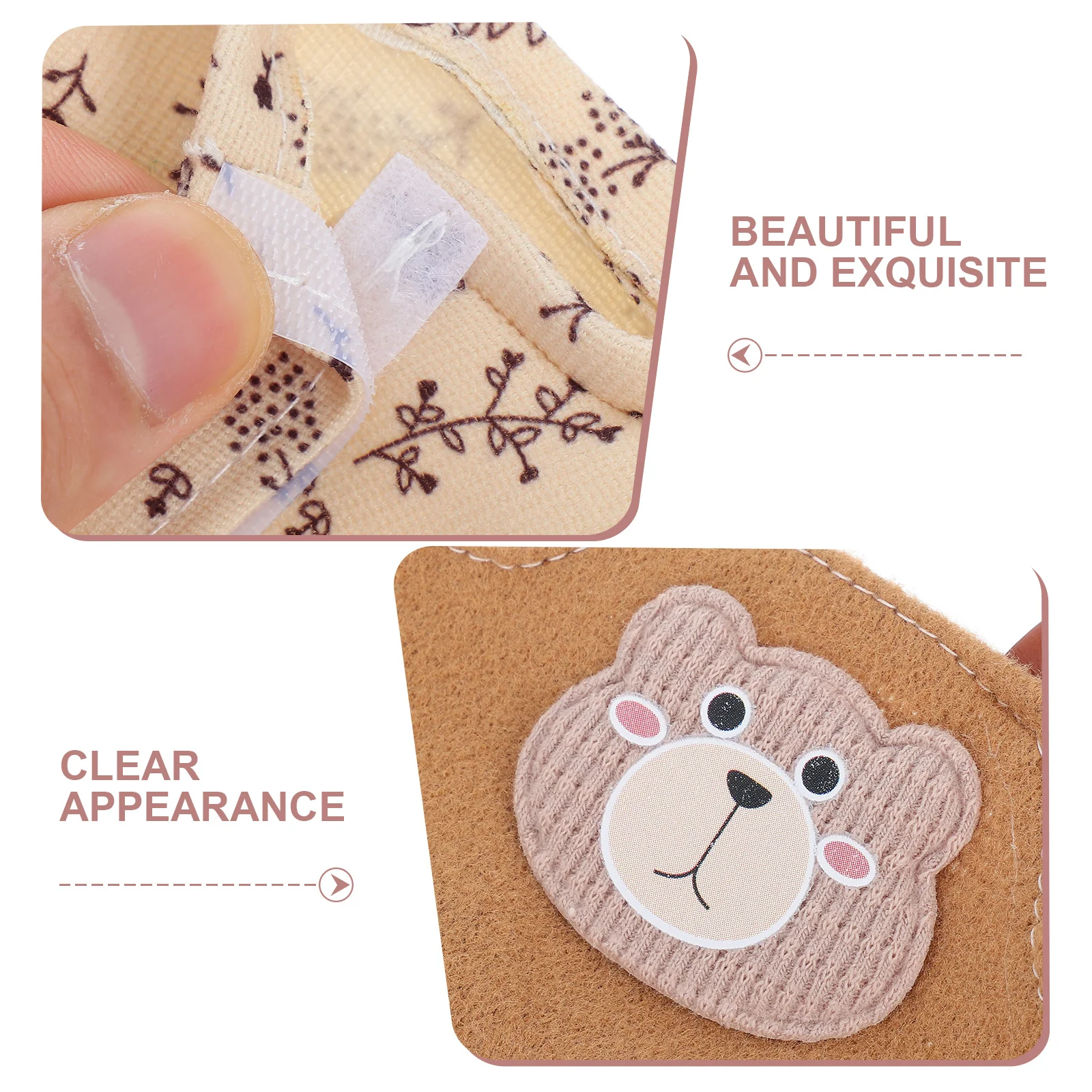 Conjunto de roupas para roupa macia de 17cm com calças de chapéu, design elegante para brincar de fingir, acessórios de roupas de reposição