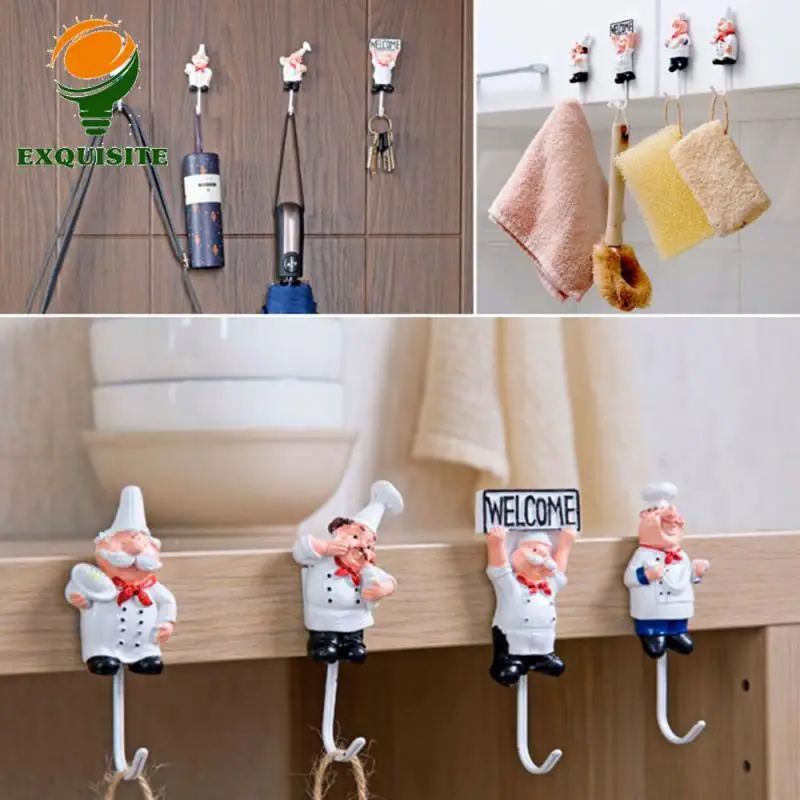 Kitchen Decor Unique Cartoon Decorative Colorful Cartoon Decor Trending Gift Funny Bread Chef Fridge Magnet Home Decor Fun Cute