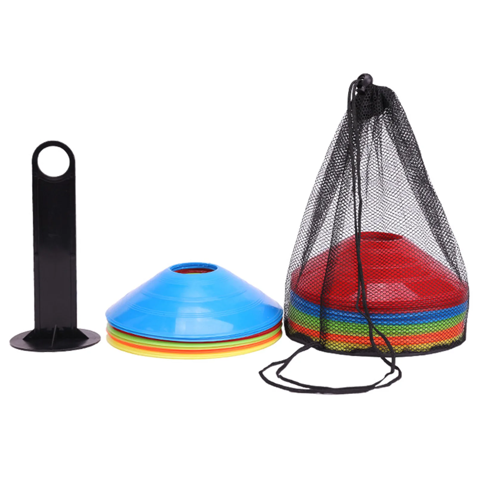 

Soccer Cones Disc Cone Agility Disc Cones Field Marker Sport Training Cones for Soccer Basketball Coaching Practice Equipment