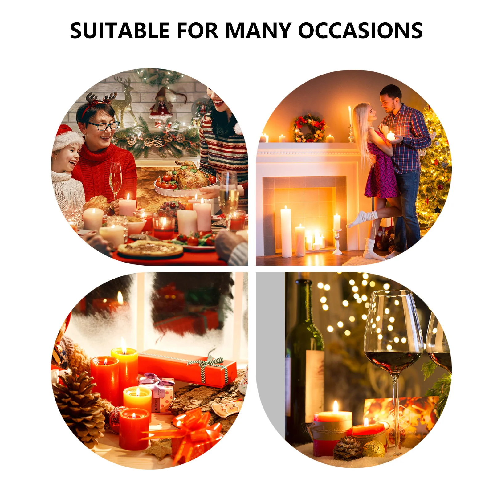 

Xmas Mold Silicone Flexible Non-Stick Creative Christmas DIY Mold Unique Lovely Mould for Holiday Fun