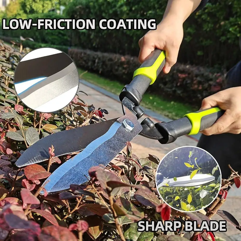 3 ชิ้น Garden Pruner ชุด Sharp Loppers Hedge Clippers กรรไกรตัดแต่งกิ่ง Compound Action Tree Trimmer สาขาเครื่องตัด Yard เครื่องมือ