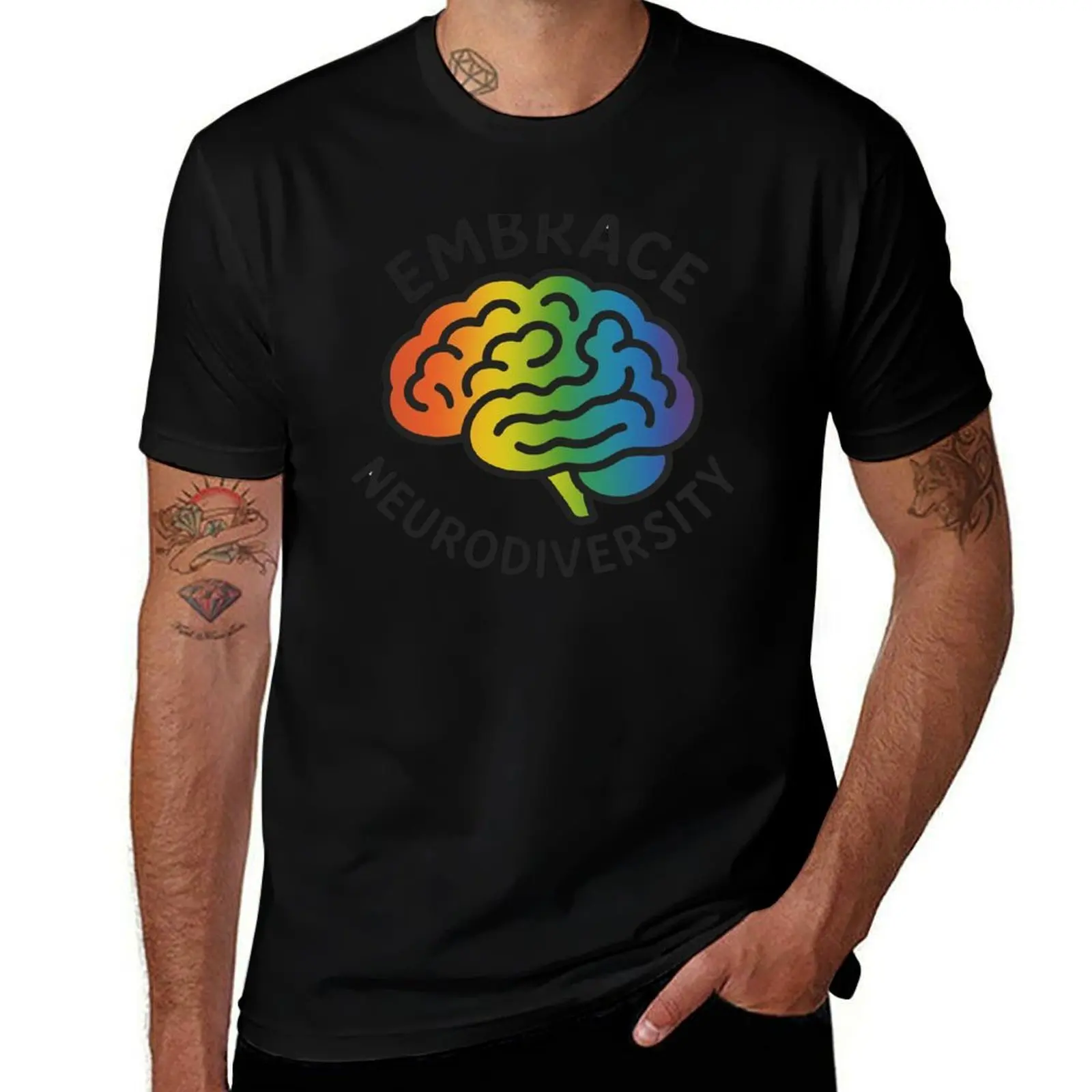 

Embrace Neurodiversity, Special Ed Teacher, Autism ABA T-Shirt clothes big and tall t shirts for men