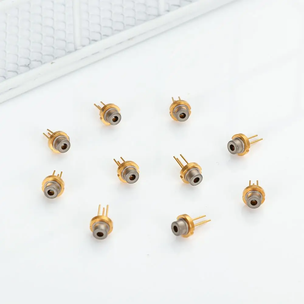 1/2/5/10pcs DIY Lab 650nm 2.2V High Power Burning Infrared 5MW Red Laser Head Diode Module TO-18 Laser Diode 5mw