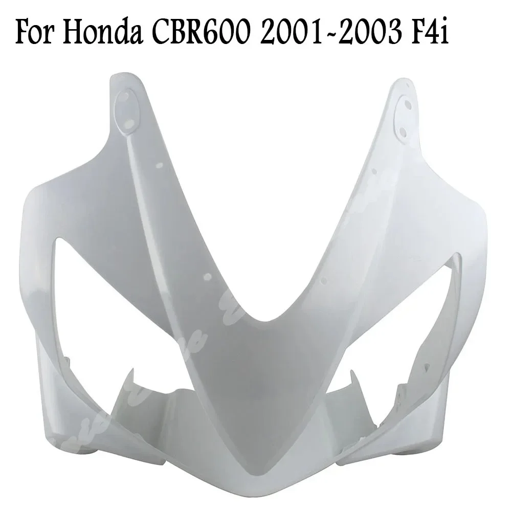 Unpainted Upper Front Cowl Nose Fairing For Honda CBR600 F4i 2001 2002 2003