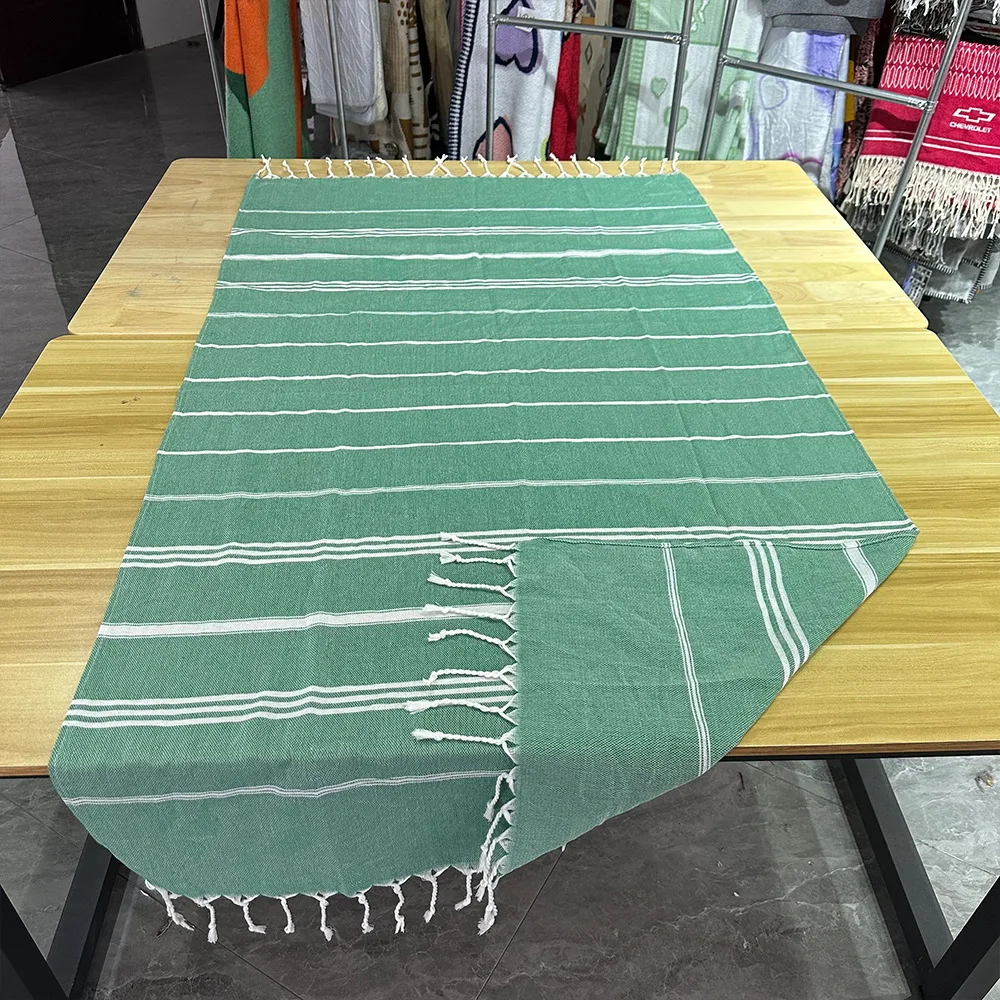 Turkey Linen Table Runner Dresser Scarf Decor Colorful Striped Fiesta Day of The Dead Table Runner Party Decor Beach towel bath