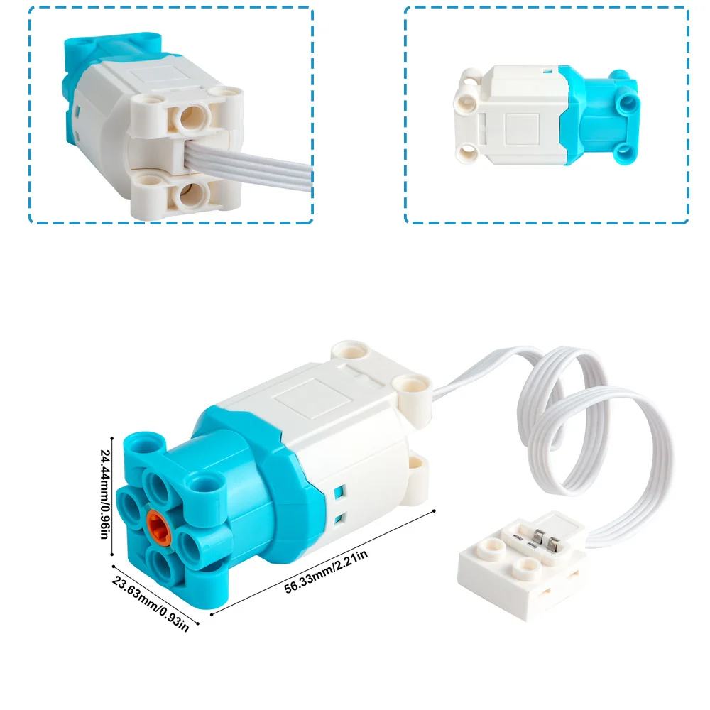 1/2/4 Uds M/XL/L/servo Motor tecnología piezas de bloques de construcción educación DIY Motor ladrillos MOC funciones de potencia juguetes Accesorios