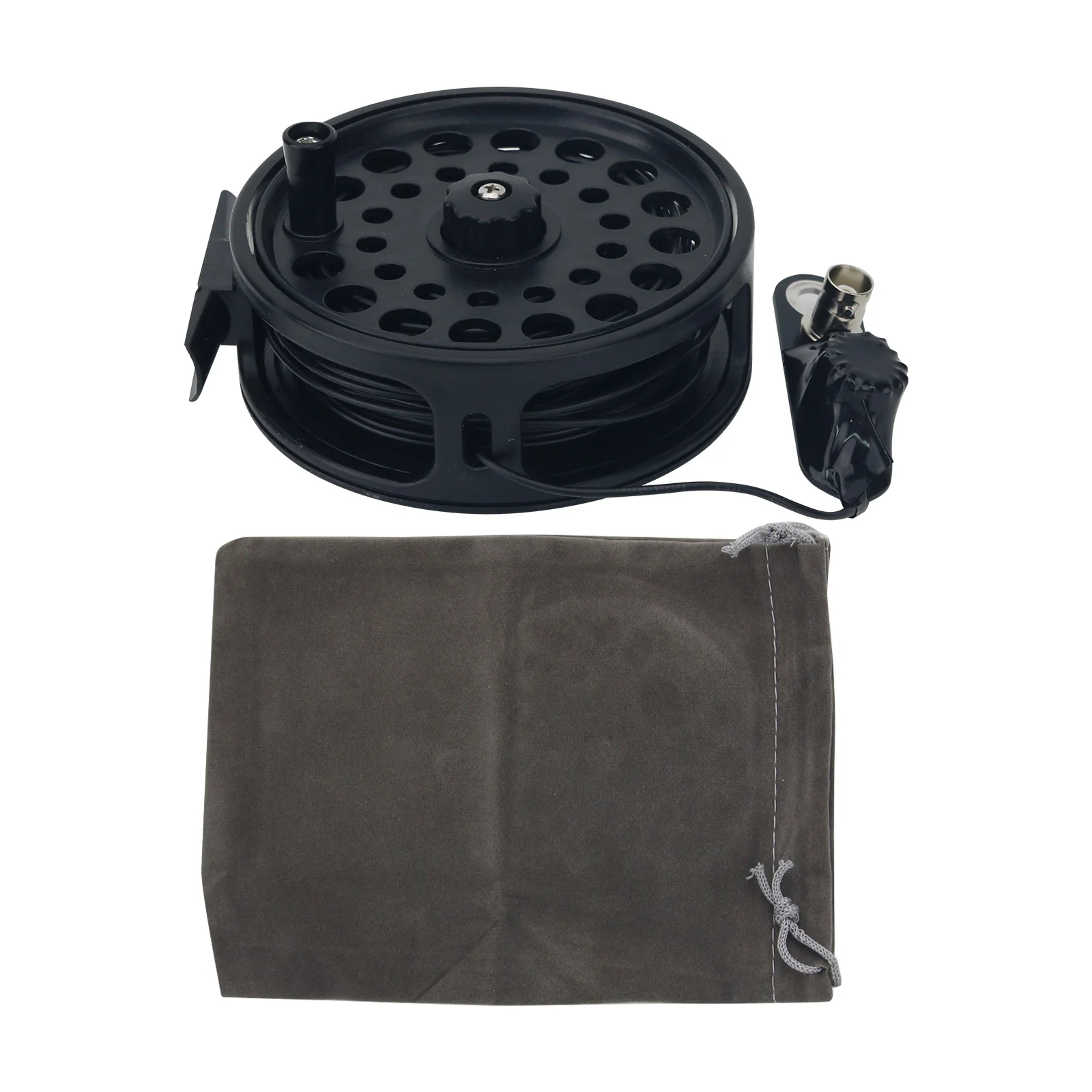 

Manual Reel HF Antenna M716 1-30MHz Portable Shortwave Antenna Hand Cranked Wire Winding Inverted V Horizontal Balun