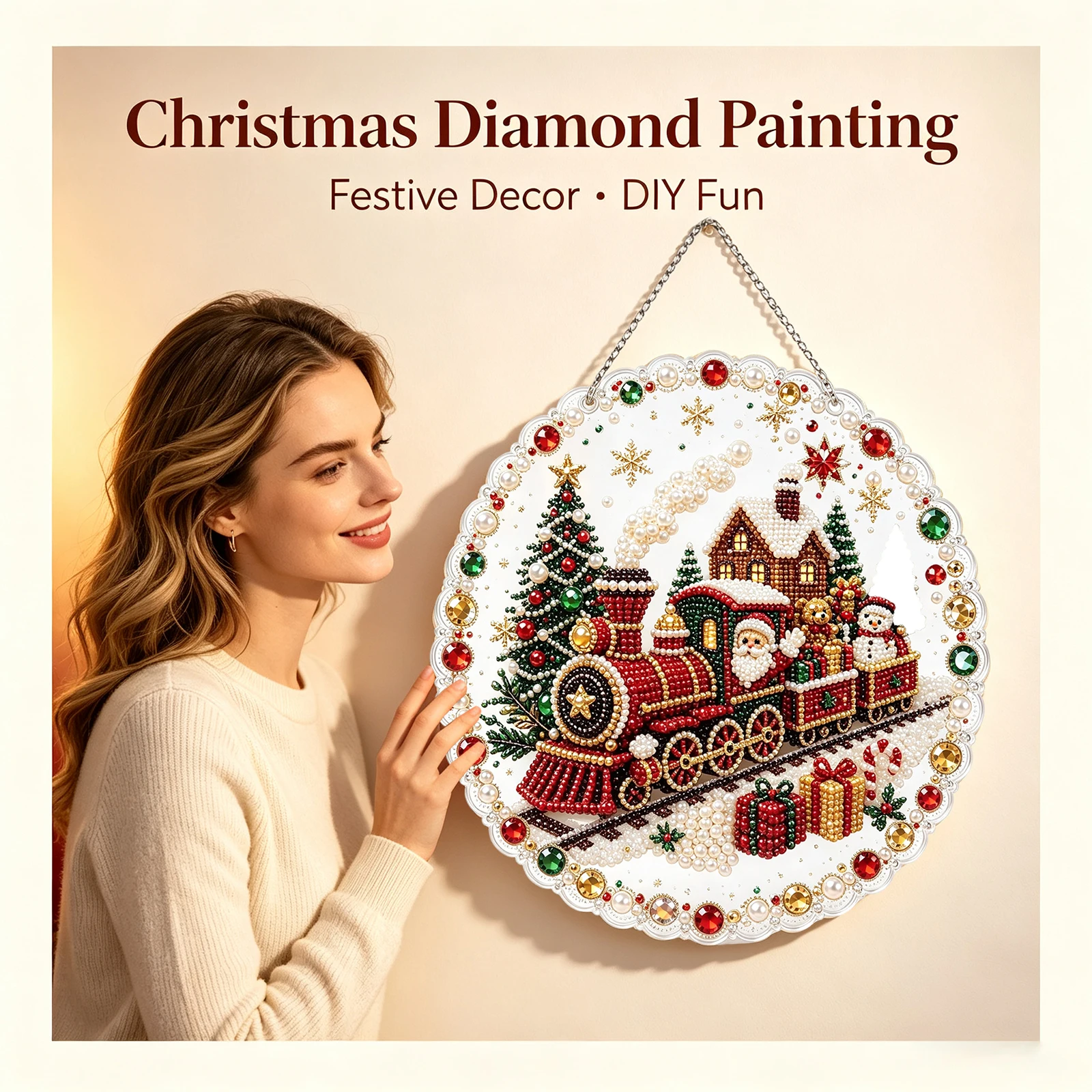 Art And Craft Xmas Tree - Dowmoo Kit de Artesanato DIY com