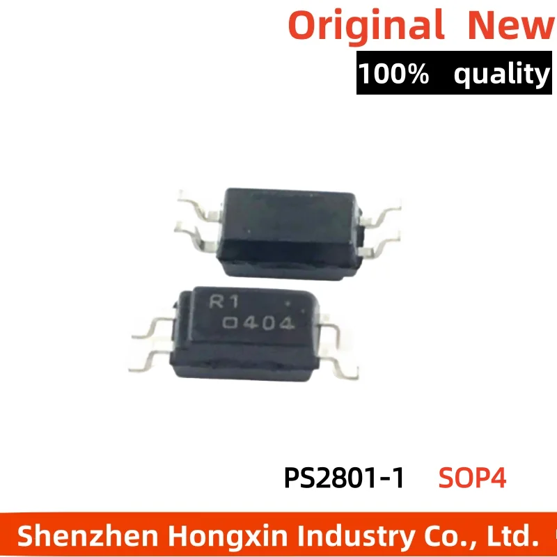 

10 pieces of small volume 817 PS2801-1 PS2801-1-F3 SMT SOP4 silk screen R1 photoelectric coupling