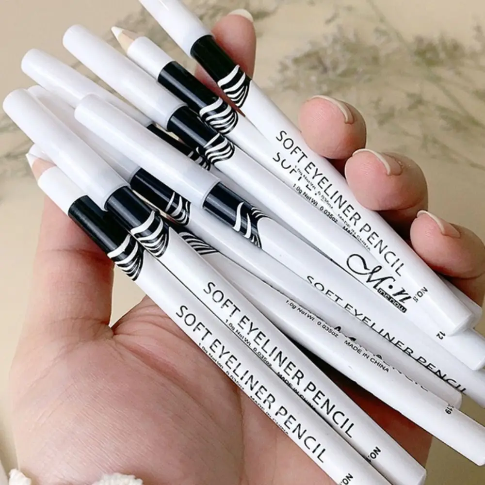 Glitter Eyeliner Fashion Cometic Longlasting Eyeliner Pen Brightener Highlighter White Eyeliner