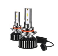 9012 HIR2 LED Headlight Bulbs, 80W 12000LM with CSP Chip, 3000K-8000K Selectable Color Temperature for Car Headlamp Replacement