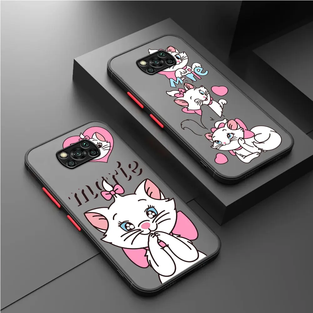 Clear Case For Xiaomi Mi Poco X3 NFC X3 F3 M5 13 Lite 11 X4 Pro 12T Pro Note 10 Phone Cover Disney Marie