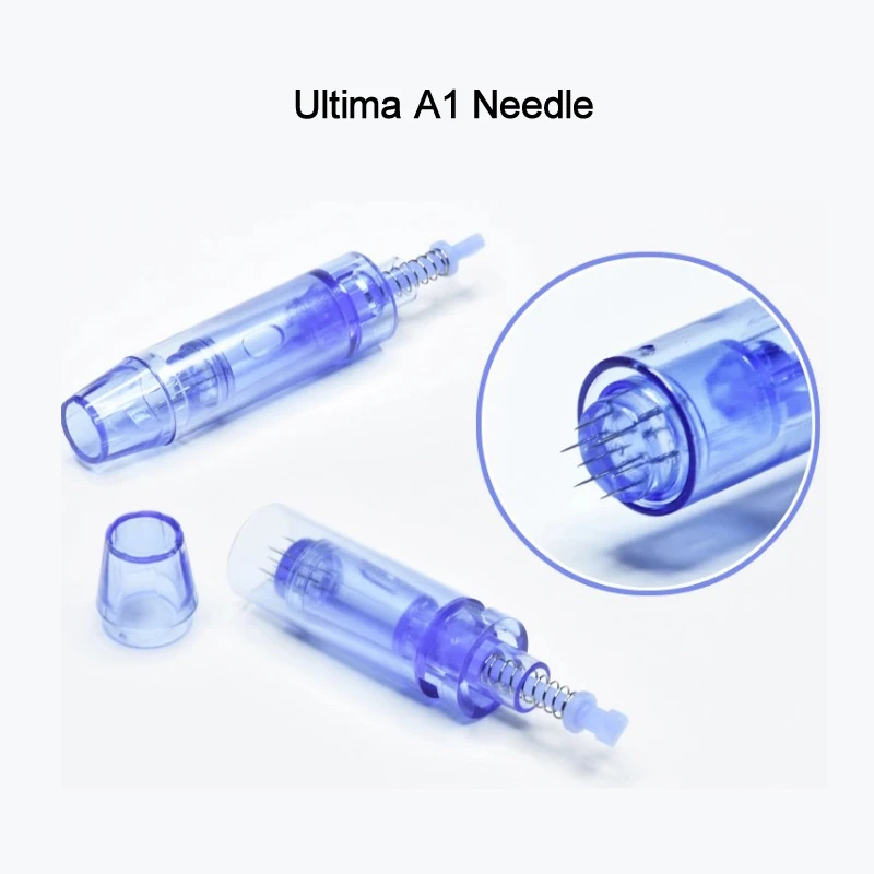 9/12/24/36/42pin ultima a1 needle cartridge round nano microneedle cartridge for Microneedle Derma Pen Tattoo Kit Micro Needles