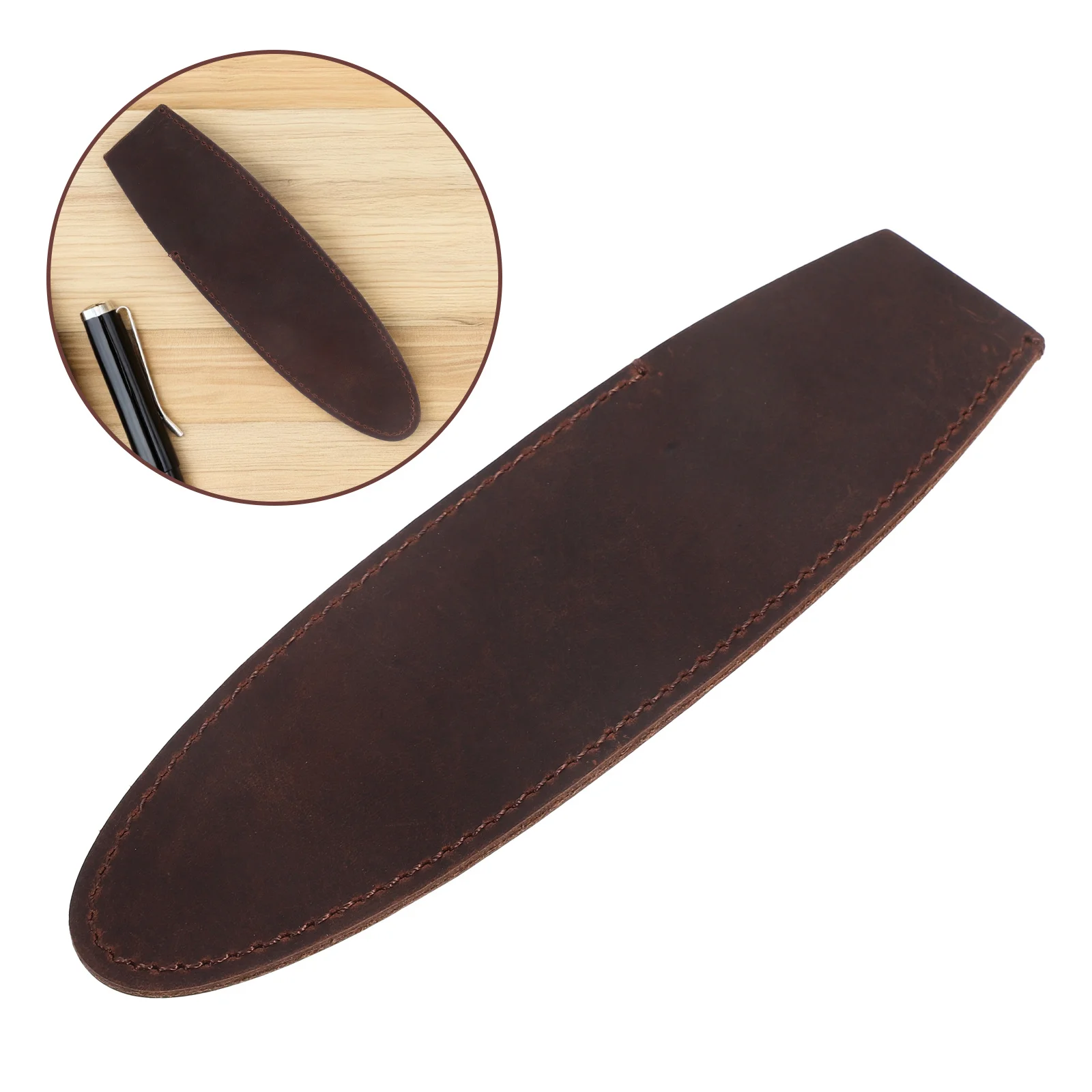 

Single Pen Sleeve with Bookmark Function Stylish Case for Business Trips and Daily Carry Pen Sleeve Pouch