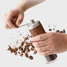 Chestnut C3 Manual Coffee Grinder S2C Burr Inside High Quality Portable Hand Grinder With Double Bearing Positioning