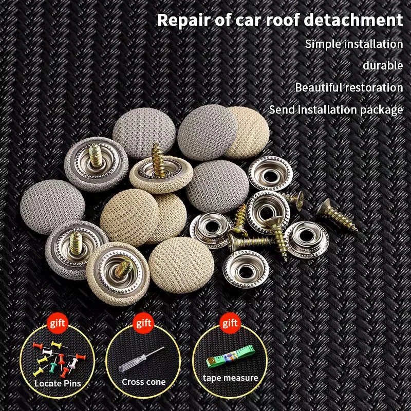 

10/30/50 шт. универсальная ткань для подкладки на крышу автомобиля, пряжка для ремонта потолка автомобиля, крепежные зажимы для ткани, аксессуары для декора интерьера автомобиля