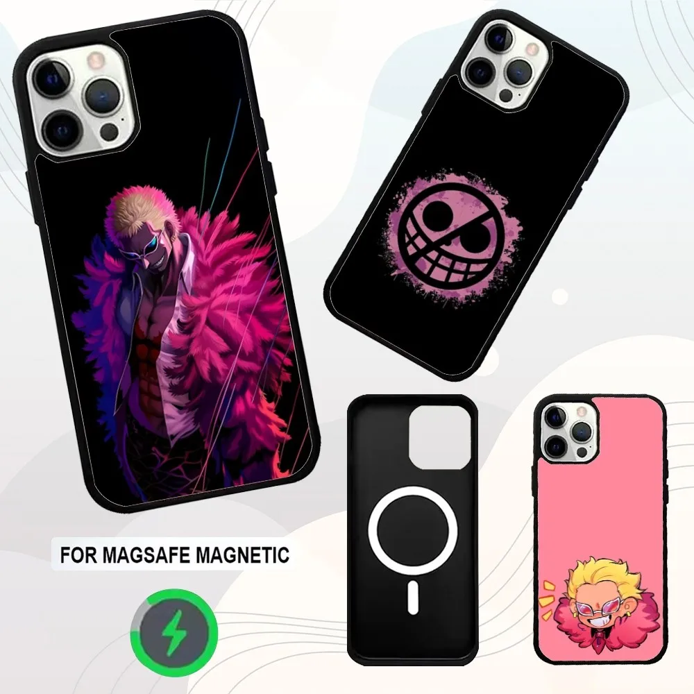 

Cool D-Doflamingo Phone Case For iPhone 16e,16,15,14,13,12,11,Plus,Pro,Max,Mini Magsafe Magnetic Wireless Charging