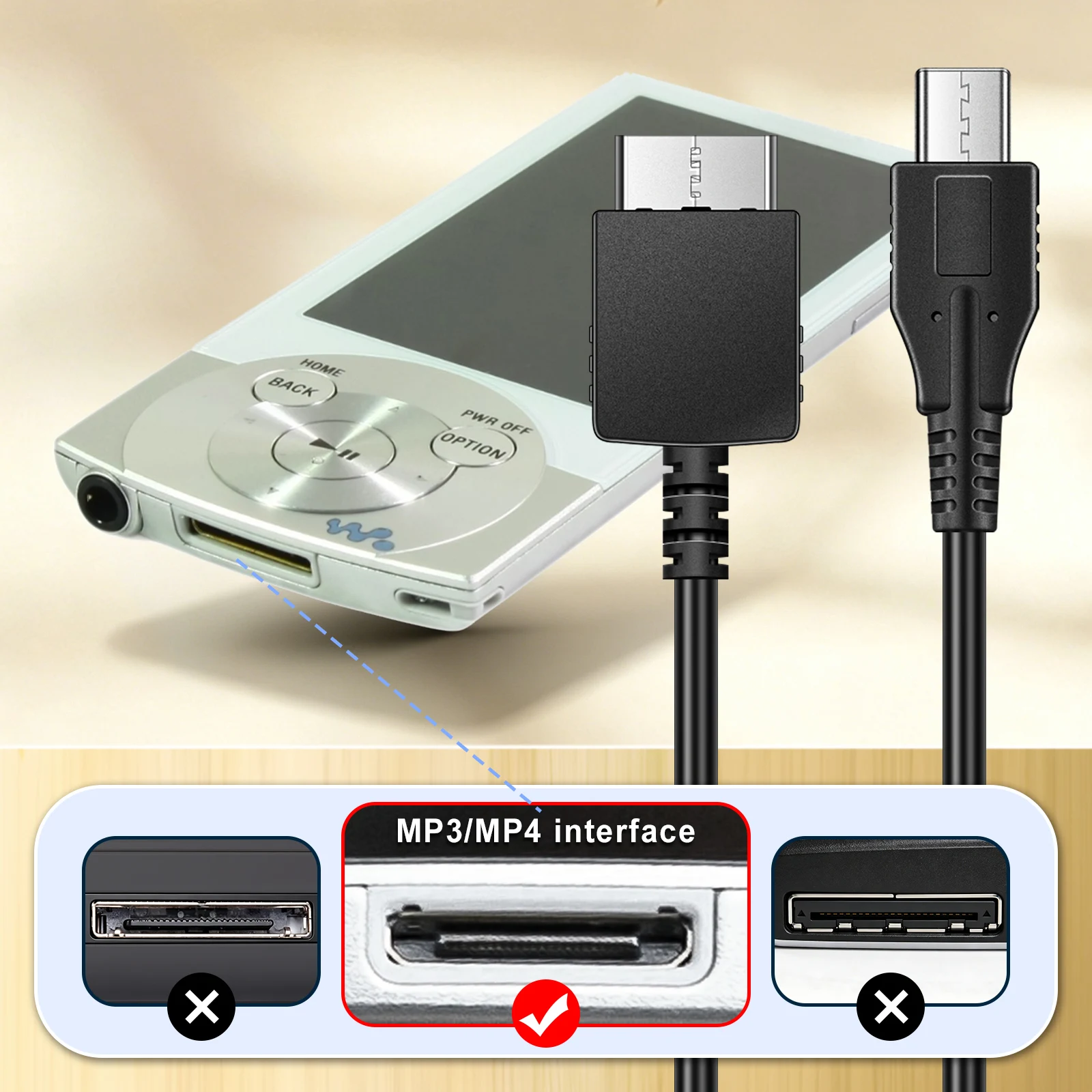 SONY Walkman OTG Cable for NW-Z1X ZX2 Z1000