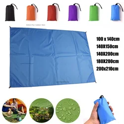 New Gear Ultralight Tarp Lightweight MINI Sun Shelter Awning Camping Mat Tent Footprint 210T Oxford 140-210cm