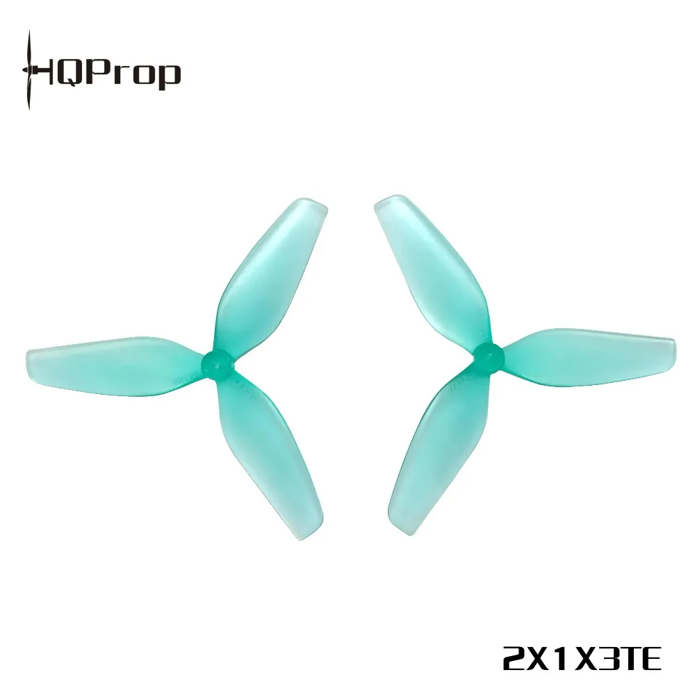 HQProp 2x1x3 PC Propeller 12CW+12CCW 1.5mm Shaft for RC Tiny Whoop FPV Drone - Durable Poly Carbonate