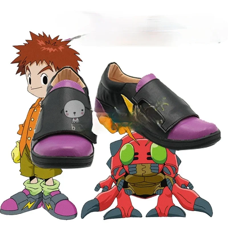 

Digimon Adventure IZUMI KOUSHIRO Koushiro 'Izzy' Izumi Anime Characters Shoe Cosplay Shoes Boots Party Costume Prop