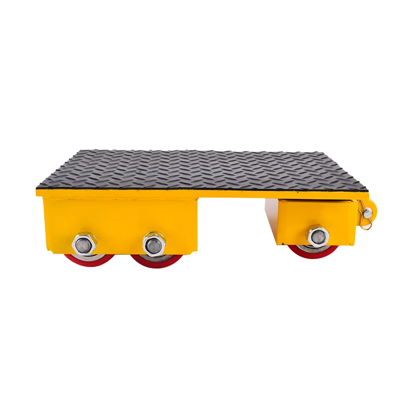 CRD-4/6/8/9/12 Flat Car 6T8T12T15T18T Carrying Trolley Straight Steering Universal Joint Cargo Trolley