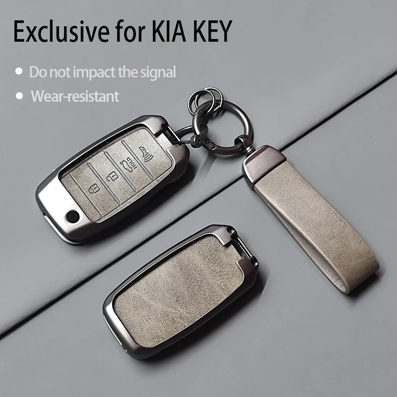 Liga de zinco carro flip chave caso capa para kia rio 3 k2 k3 k4 k5 sportage picanto optima soul ceed sorento forte stinger cerato 2016