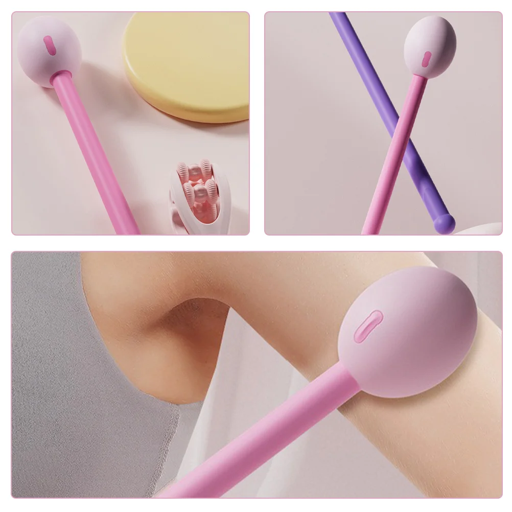 

Silicone Massage Hammer Portable Handheld Back Massager Manual Body Massager Muscle Relaxation Tool for Shoulder Arm Leg Thigh